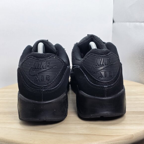 Men's Size 10.5 US - Air Max 90 Sneakers Triple Black Running Shoes - Picture 6 of 9